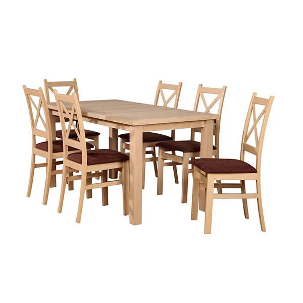 Stół Davidof + 6 krzeseł Emma