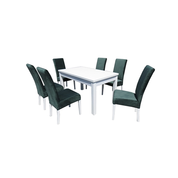 Stół Mk7 + 6 krzeseł Rimini